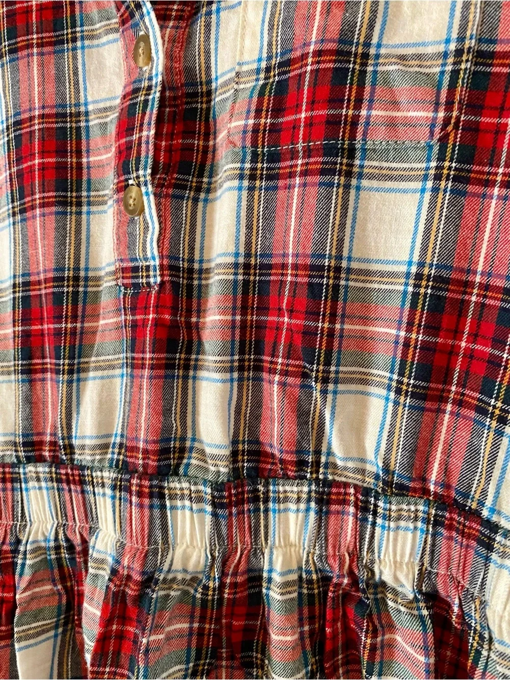 GAP cozy plaid